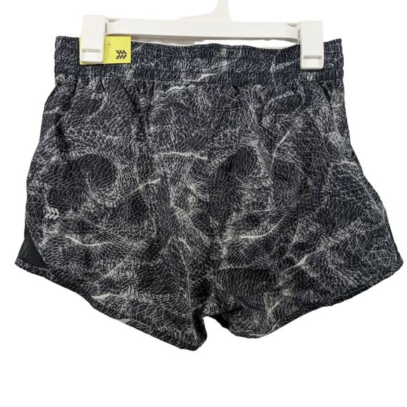 Running Shorts Athletic Shibori Marble Mid Rise 3 in Inseam All in Motion Gray S - Picture 4 of 12